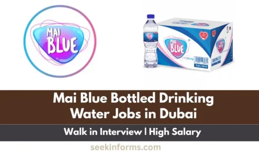 Mai Blue Bottled Drinking Water Jobs in Dubai